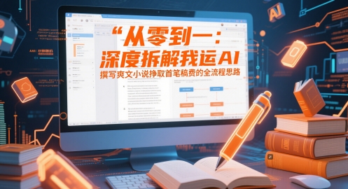从零到一：深度拆解我运用AI撰写爽文小说挣取首笔稿费的全流程思路-小鹏项目网