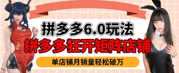 拼多多虚拟商品暴利6.0玩法，轻松实现月入过W-小鹏项目网