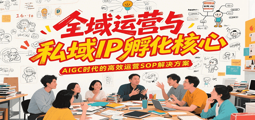 全域运营与私域IP孵化核心，AIGC时代的高效运营SOP解决方案-小鹏项目网