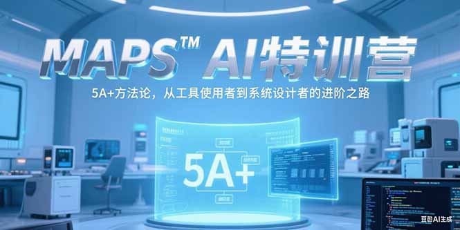 MAPSAI特训营，掌握 5A+方法论，从工具使用者到系统设计者的进阶之路-小鹏项目网