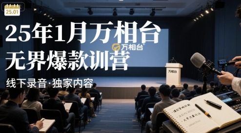25年1月万相台无界爆款特训营线下录音-小鹏项目网