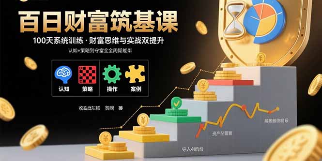 百日财富筑基课：认知+策略+实操+案例拆解  实现从创富到守富全周期能力-小鹏项目网