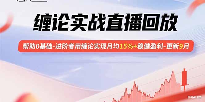 缠论实战直播回放：帮助0基础-进阶者用缠论实现月均15%+稳健盈利-更新9月-小鹏项目网
