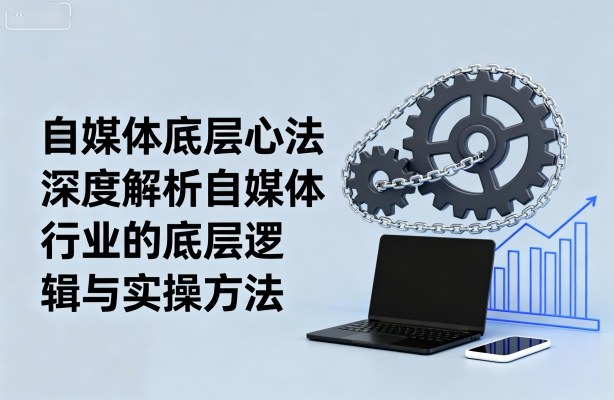 自媒体底层心法，深度解析自媒体行业的底层逻辑与实操方法-小鹏项目网