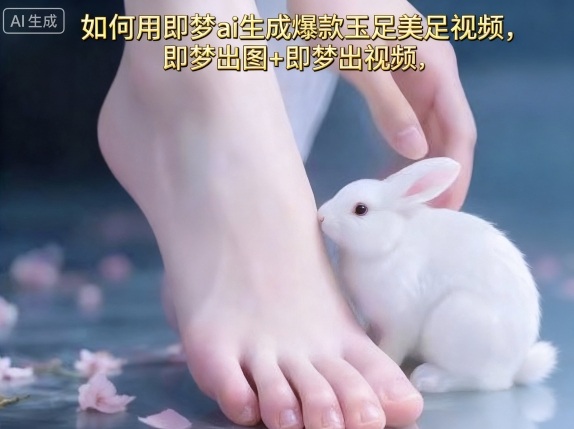 如何用即梦ai生成爆款玉足美足视频，即梦出图+即梦出视频，快速涨粉-小鹏项目网