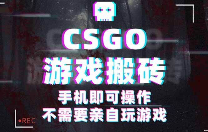 CSGO游戏挂机捡漏，单日扫货500+，年底小高峰上车可吃肉，手机即可操作…-小鹏项目网