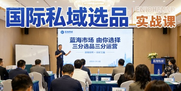 国际私域选品实战课，蓝海市场由你选择，七分选品三分运营-小鹏项目网