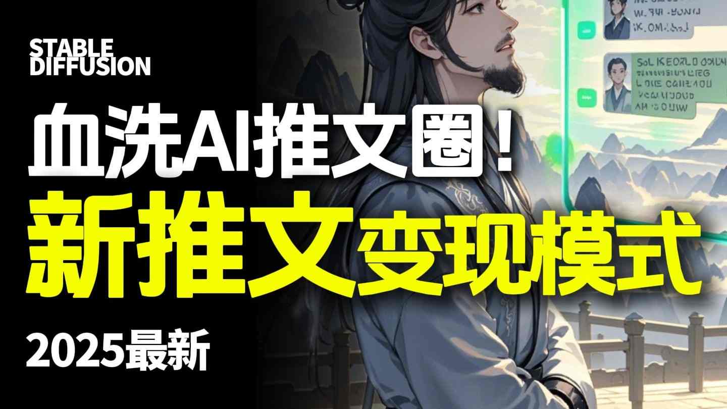 最新AI动态电影漫画小说推文，全流程实操教学，小白也能月入1W+-小鹏项目网