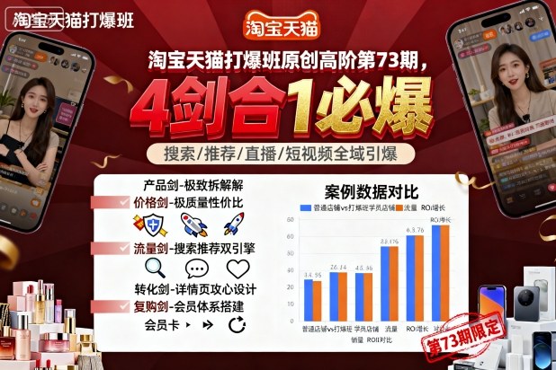 淘宝天猫打爆班原创高阶第73期，4剑合1必爆-小鹏项目网
