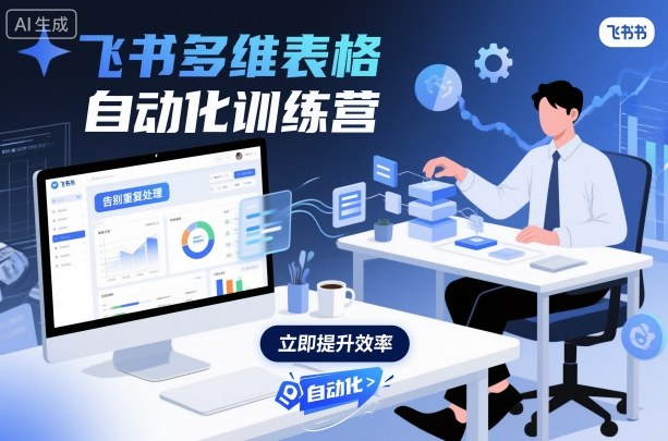 飞书多维表格自动化训练营，手把手教你告别重复处理，用多维表格开启高效办公新模式-小鹏项目网