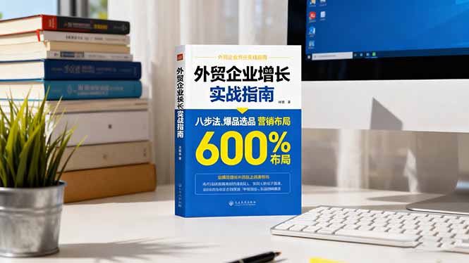 外贸企业增长实战指南，八步法、爆品选品、营销布局，业绩增长300%-小鹏项目网