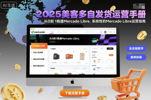 2025美客多自发货运营手册：从0到1精通Mercado Libre，系统性的Mercado Libre运营指南-小鹏项目网