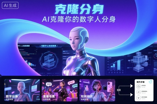 AI数字人认知实操课，克隆你的数字人分身-小鹏项目网