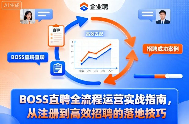 BOSS直聘全流程运营实战指南，从注册到高效招聘的落地技巧-小鹏项目网