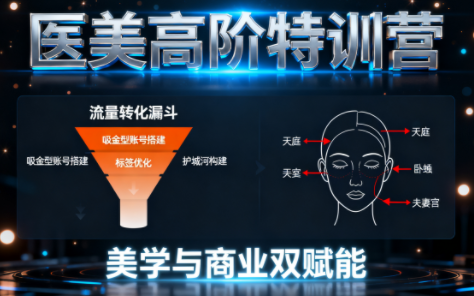 0-1000万医美高阶特训营课程-小鹏项目网