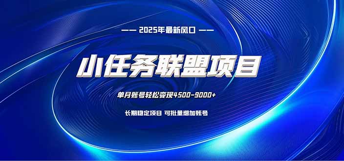 小任务联盟项目：一台电脑每天只需10分钟，轻松简单稳定-小鹏项目网