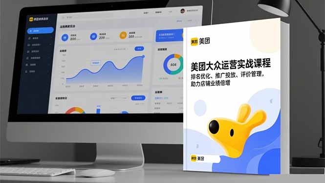 美团大众运营实战课程，排名优化、推广投放、评价管理，助力店铺业绩倍增-小鹏项目网