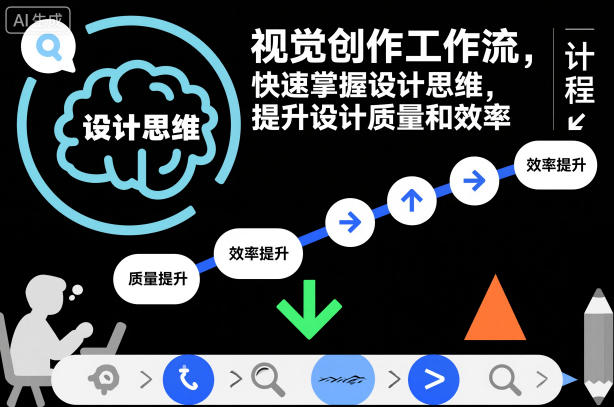 视觉创作工作流，快速掌握设计思维，提升设计质量和效率-小鹏项目网