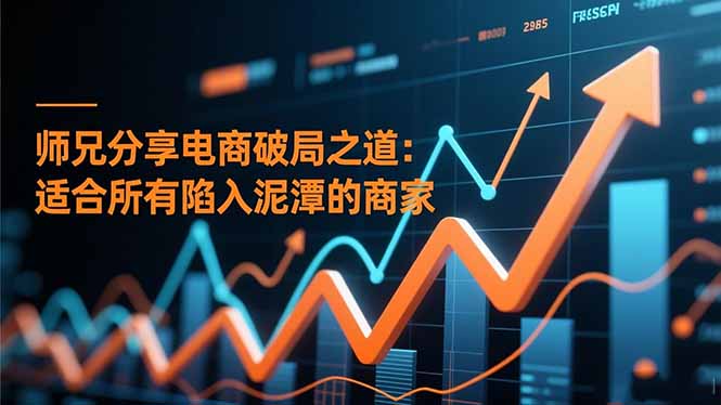 师兄分享电商破局之道：适合所有陷入泥潭的商家-小鹏项目网
