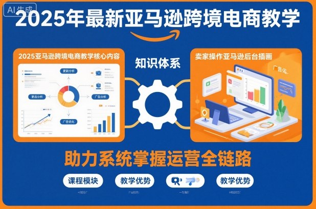 2025年最新亚马逊跨境电商教学，助力卖家系统掌握亚马逊运营全链路知识-小鹏项目网