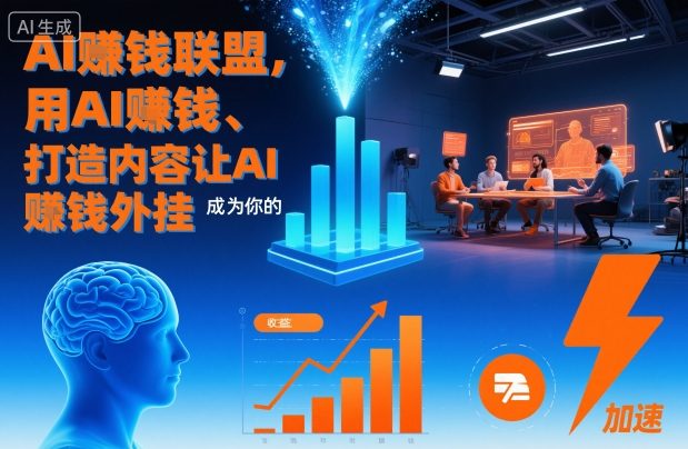 AI賺钱联盟，用AI賺钱、打造内容让AI成为你的賺钱外挂-小鹏项目网