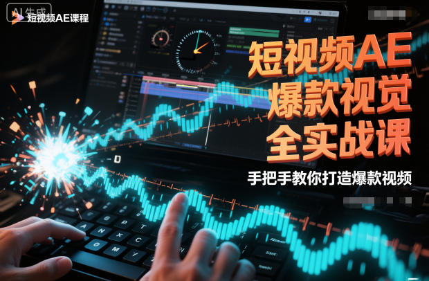 短视频AE爆款视觉全实战课，手把手教你打造爆款视频-小鹏项目网