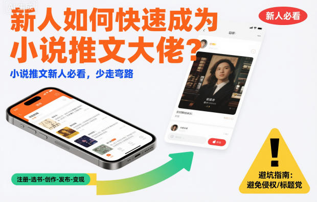 新人如何快速成为小说推文大佬？小说推文新人必看，少走弯路-小鹏项目网
