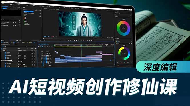 AI短视频创作修仙课，从炼气到金仙、爆款复刻、深度编辑，掌握全栈AI能力-小鹏项目网