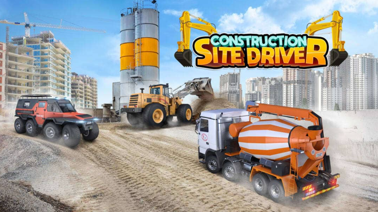 《建筑工地司机 Construction Site Driver》Switch英文版NSZ下载-小鹏项目网
