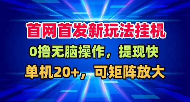 全网首发挂G，盒子自动賺米，单机20+，可矩阵放大，长期稳定运营【揭秘】-小鹏项目网