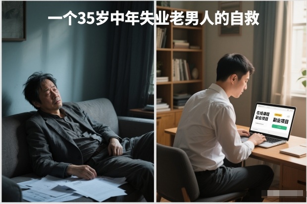 付费文章：一个35岁中年失业老男人的自救-小鹏项目网