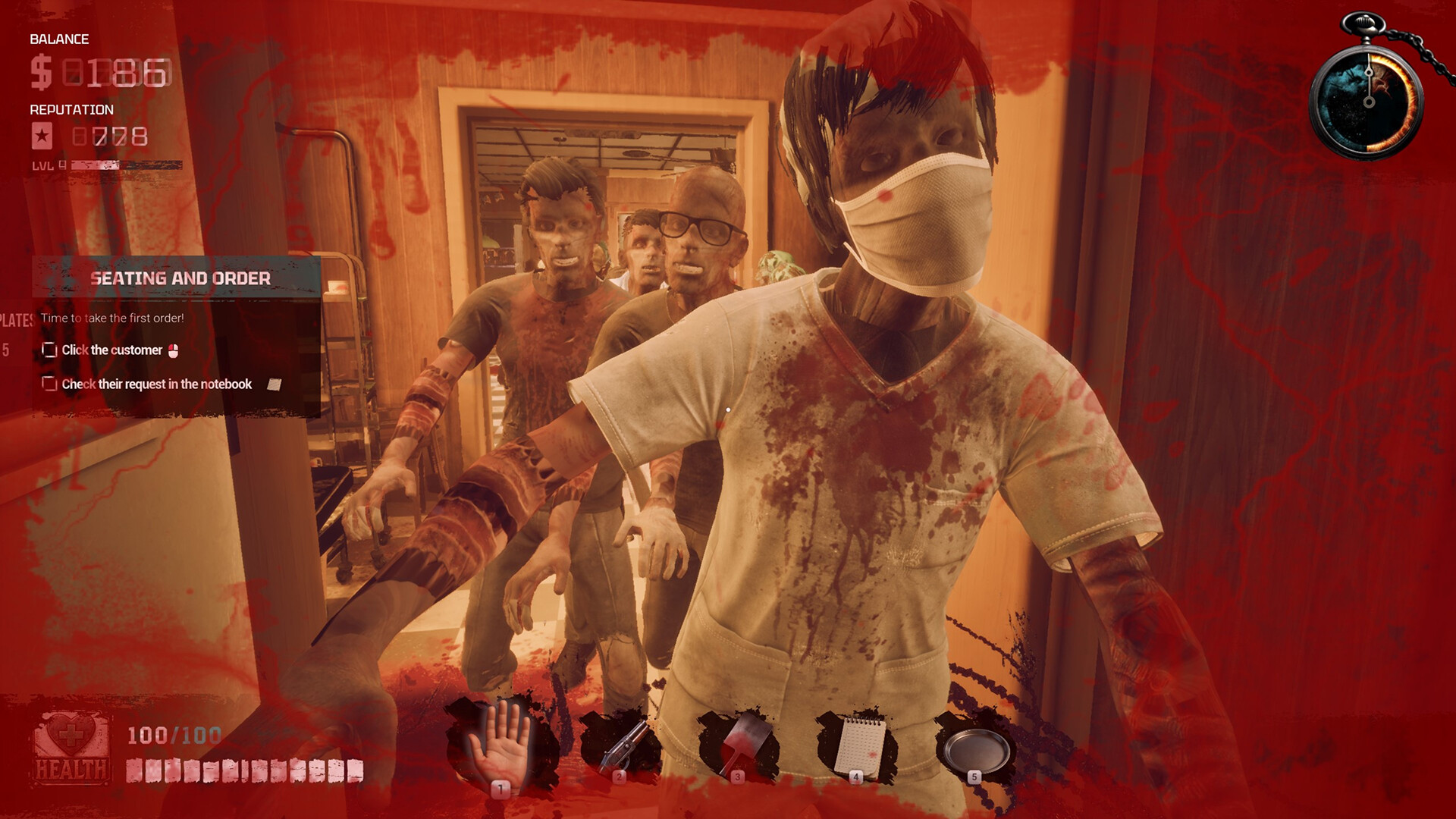 《僵尸餐馆模拟器/Zombie Diner Simulator》PC中文版下载-含Build.21164432-小鹏项目网