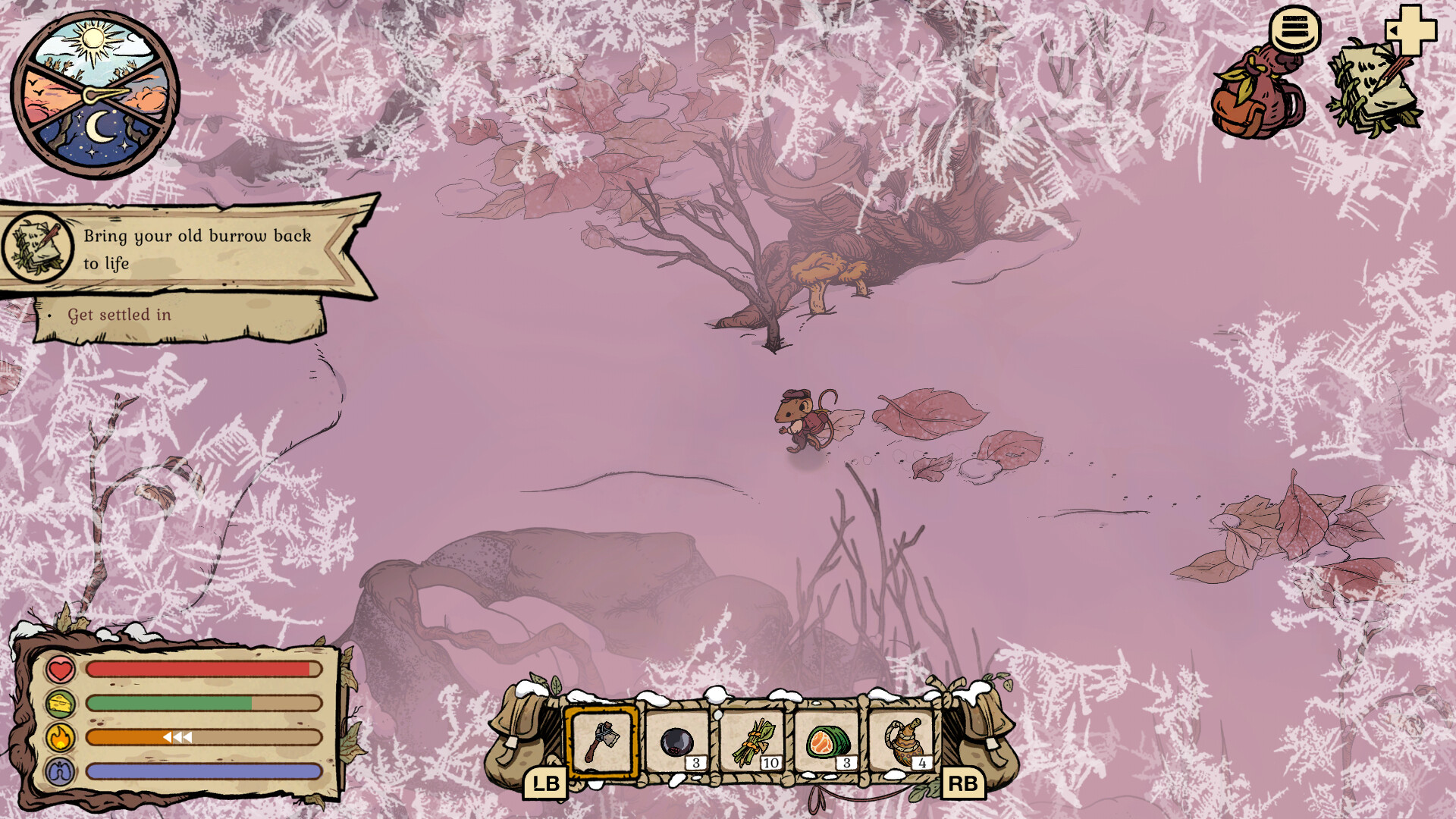 《林间暖巢 Winter Burrow》Switch美版中文NSZ下载 – 含1.0.3补丁-小鹏项目网