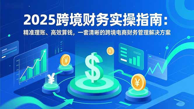 2025跨境财务实操指南：精准理账、高效算钱，一套清晰的跨境电商财务管理解决方案-小鹏项目网