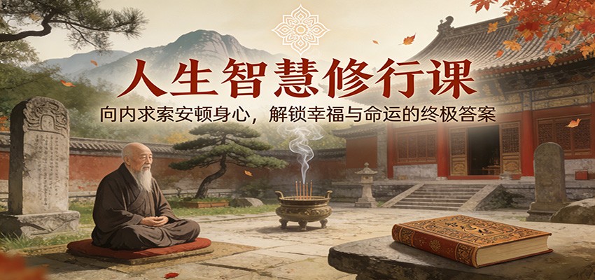 人生智慧修行课：向内求索安顿身心，解锁幸福与命运的终极答案-小鹏项目网