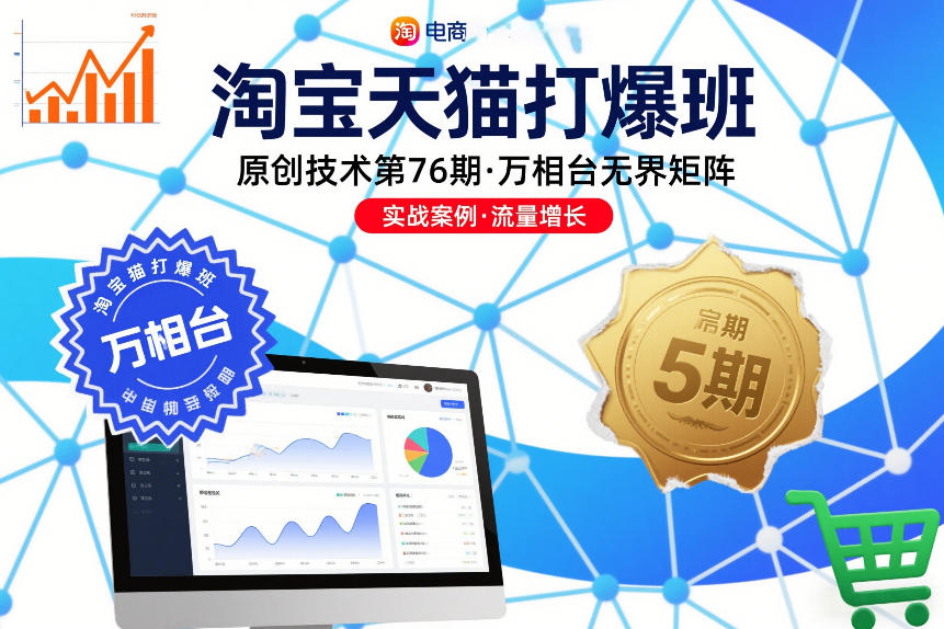 淘宝天猫打爆班原创技术第76期，万相台无界矩阵-小鹏项目网