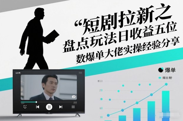 短剧拉新之盘点玩法日收益五位数爆单大佬实操经验分享-小鹏项目网