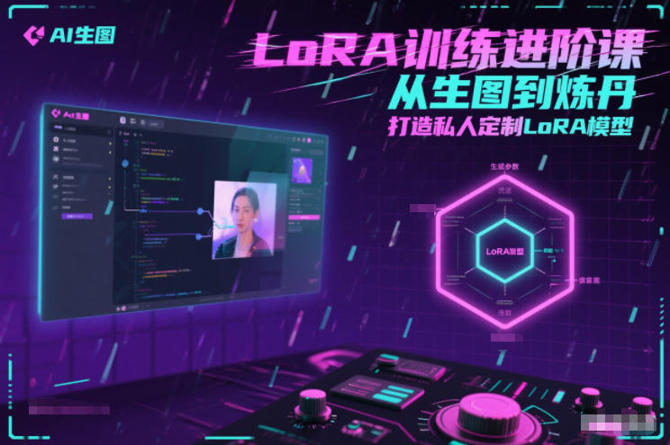 LoRA训练进阶课，从生图到炼丹，打造私人定制LoRA模型-小鹏项目网