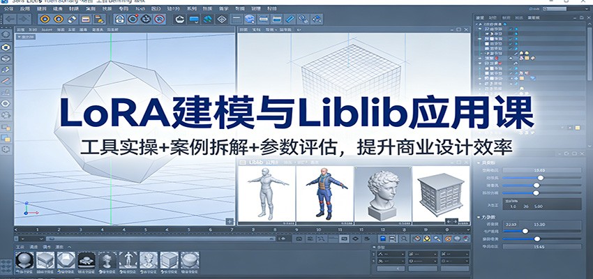 LoRA建模与Liblib应用课：工具实操+案例拆解+参数评估，提升商业设计效率-小鹏项目网