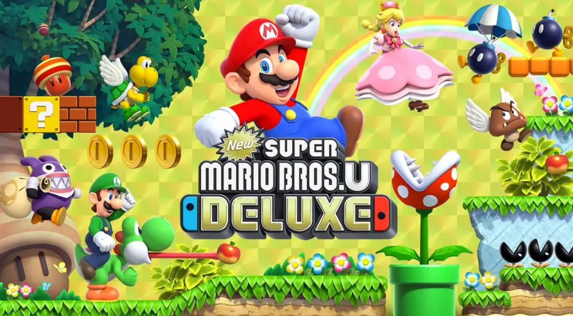 《新超级马里奥兄弟U 豪华版 New Super Mario Bros. U Deluxe》Switch中文版NSP下载 – 含1.0.2补丁-小鹏项目网