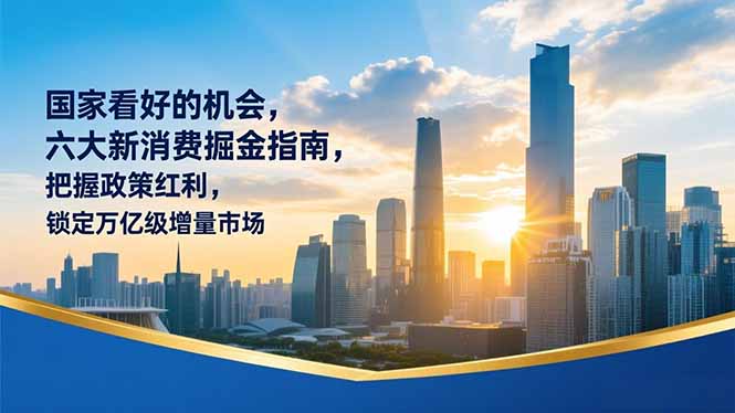 某付费文章：国家看好的机会，六大新消费掘金指南，把握政策红利，锁定万亿级增量市场-小鹏项目网