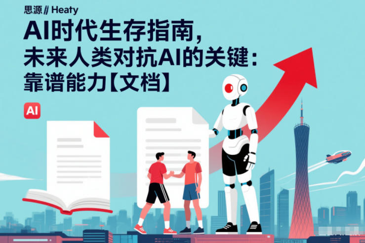AI时代生存指南，未来人类对抗AI的关键：靠谱能力【文档】-小鹏项目网