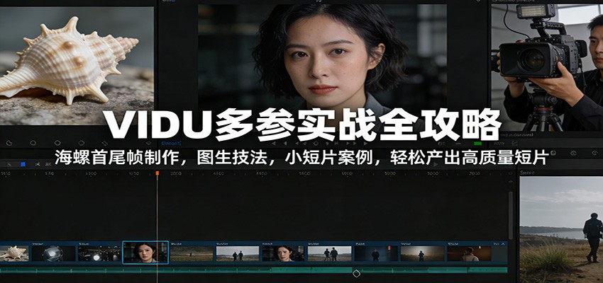 VIDU多参实战全攻略：海螺首尾帧制作，图生技法，小短片案例，轻松产出高质量短片-小鹏项目网
