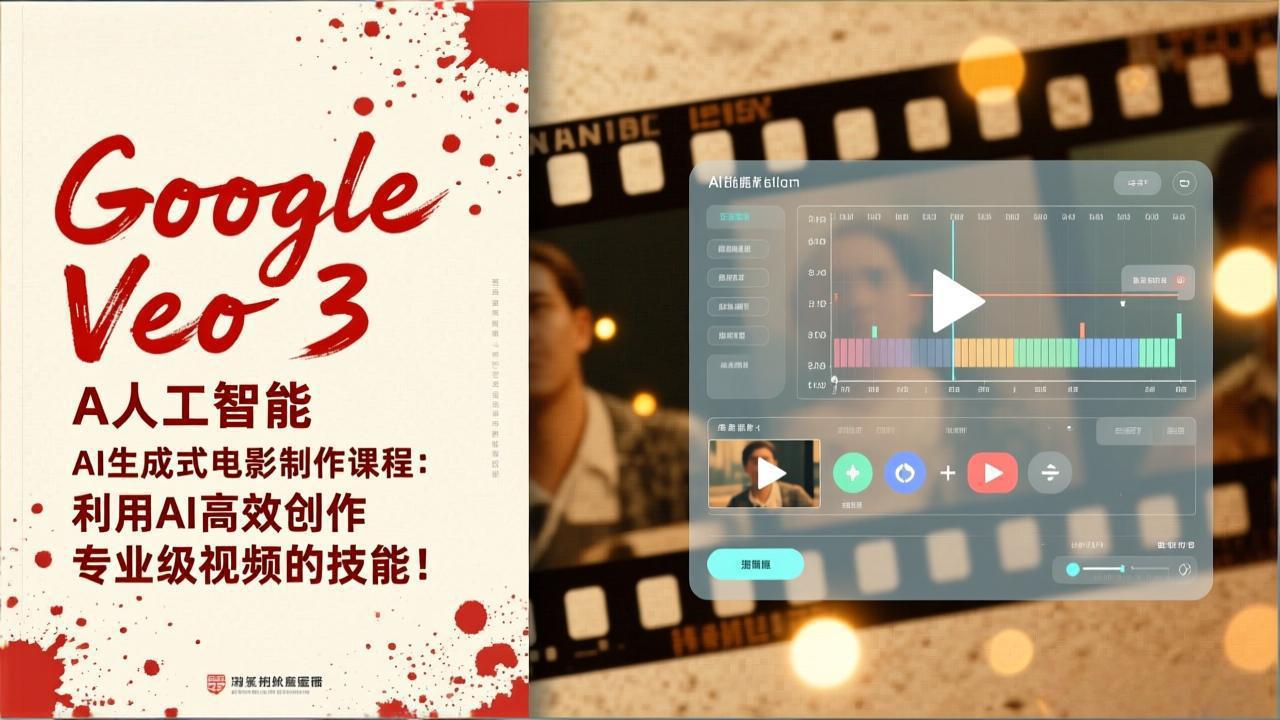 Google Veo 3人工智能AI生成式电影制作课程：利用AI高效创作专业级视频的技能！-小鹏项目网