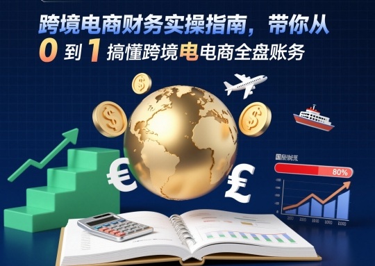 跨境电商财务实操指南，带你从0到1搞懂跨境电商全盘账务-小鹏项目网