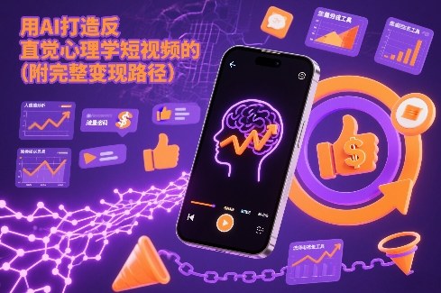用AI打造“反直觉”心理学短视频的流量密码(附完整变现路径)-小鹏项目网