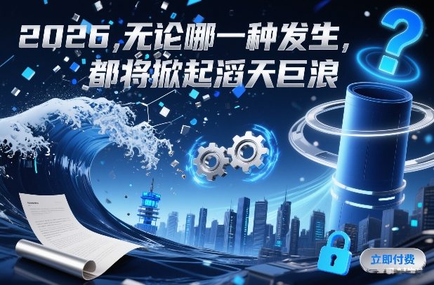 付费文章：2026，无论哪一种发生，都将掀起滔天巨浪-小鹏项目网