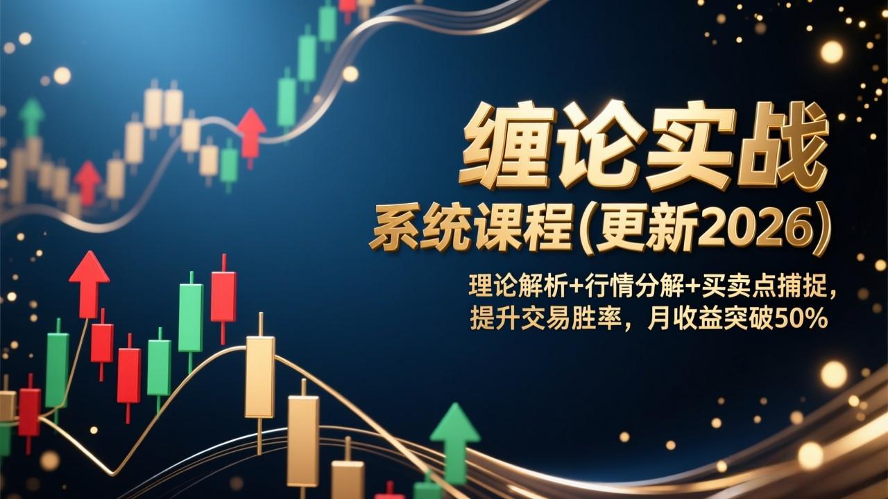 缠论实战系统课程(更新2026-小鹏项目网