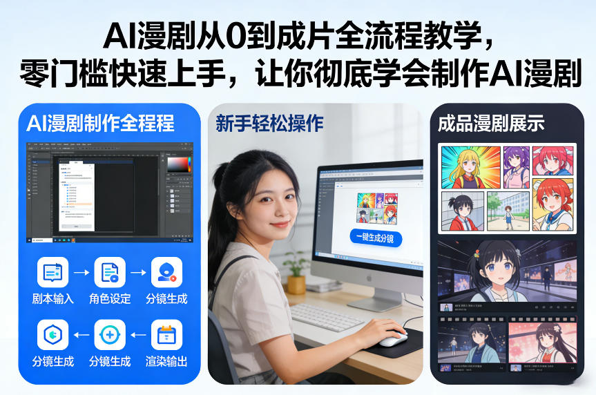 AI漫剧从0到成片全流程教学，零门槛快速上手，让你彻底学会制作AI漫剧【保姆级教程】-小鹏项目网