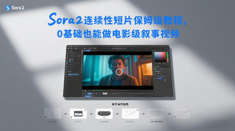 Sora2连续性短片保姆级教程，0基础也能做电影级叙事视频-小鹏项目网